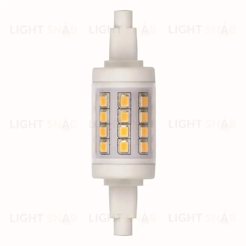 Лампа светодиодная (UL-00001554) Uniel R7s 6W 3000K прозрачная LED-J78-6W/WW/R7s/CL PLZ06WH LED-J78-6W/WW/R7s/CL PLZ06WH картон