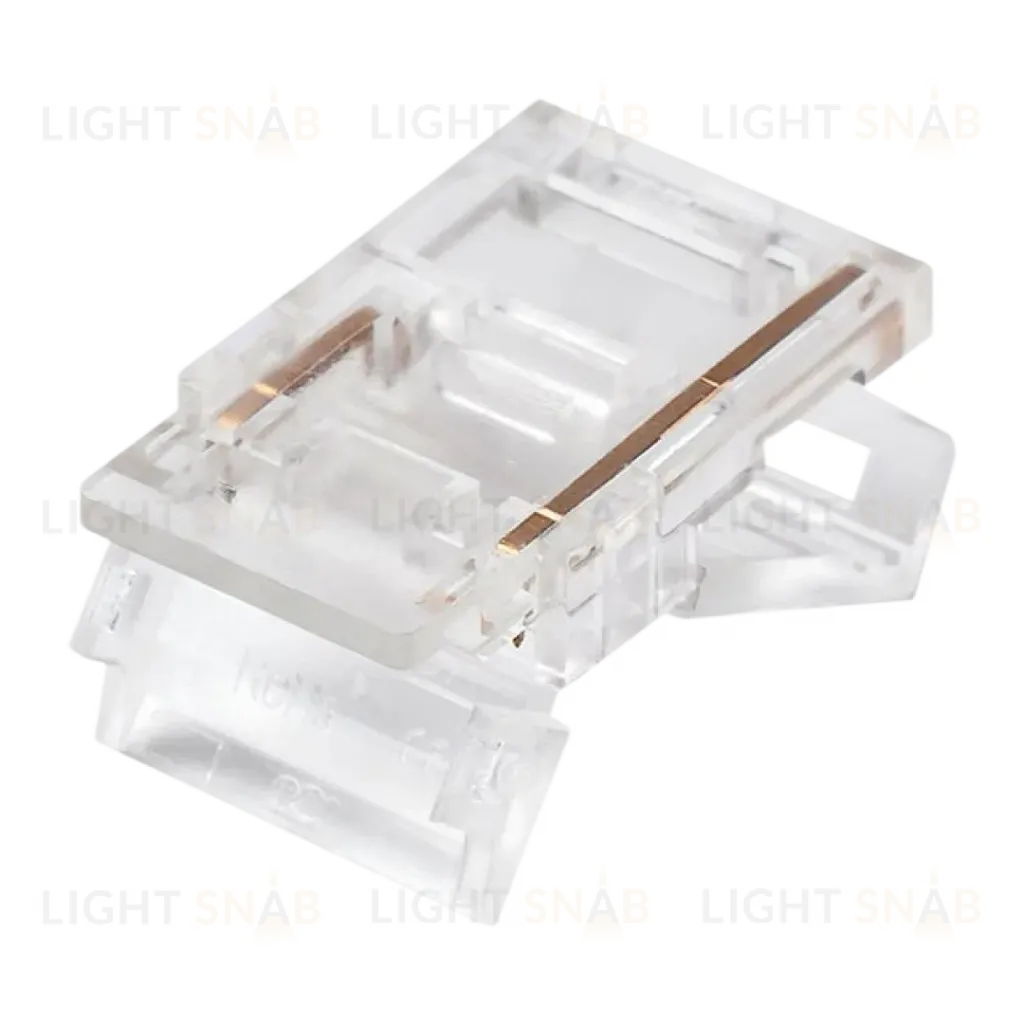 Коннектор прокалывающий тип L, T, 2 pin, для одноцветной LED ленты 10 мм, тип SMD, COB Apeyron 09-165 09-165