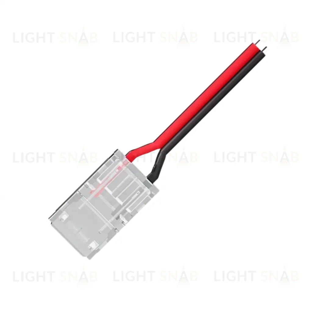 Коннектор прокалывающий для подключения, 2 pin, для одноцветной LED ленты 10 мм, тип SMD, COB Apeyron 09-167 09-167