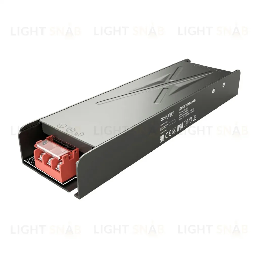 Блок питания Apeyron 12В 400Вт 186-264В 333А IP20 03-258 03-258