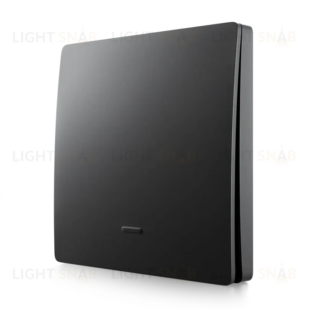 Выключатель кинетический 1кл., IP44, 2,4 ГГц, Smart, чер. Apeyron 04-81 04-81