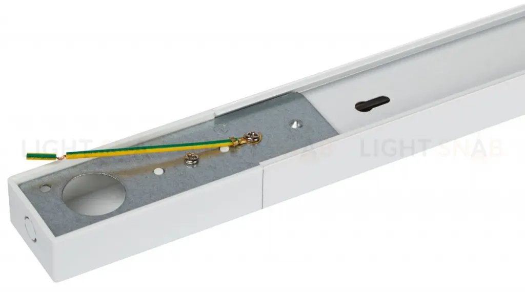 Комплект Эра TR-SET-200-1PT-PC WH шинопровод однофазный с профилем для натяжного потолка 2м белый Б0072544 Б0072544