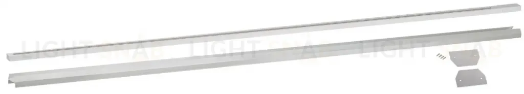 Комплект Эра TR-SET-200-1PT-PC WH шинопровод однофазный с профилем для натяжного потолка 2м белый Б0072544 Б0072544