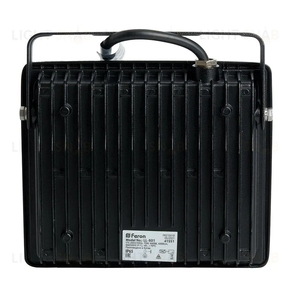 Светодиодный прожектор Feron LL-931 70W 6400K 41551 41551