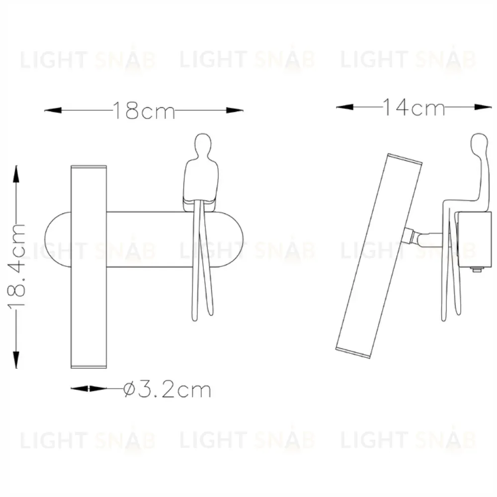 Спот Arte Lamp Albert A2173AP-1PB A2173AP-1PB