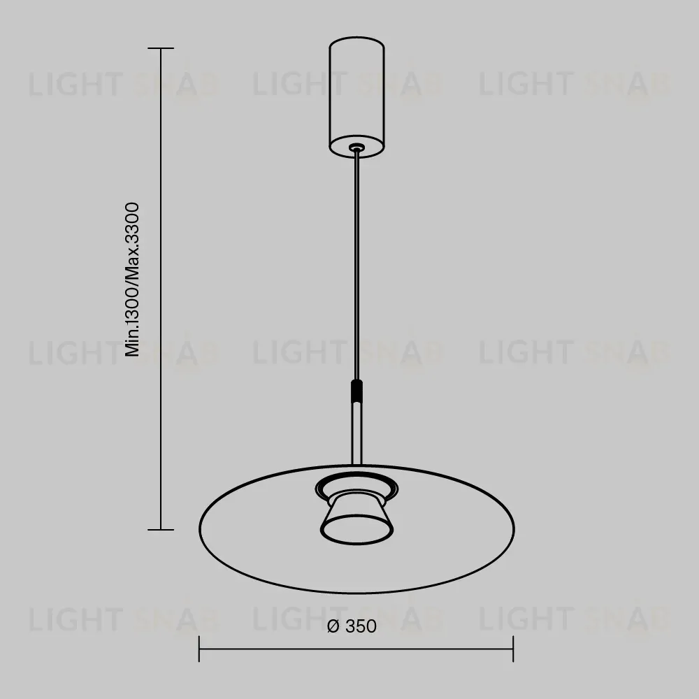 Подвесной светильник Maytoni Platte MOD352PL-L10W3K MOD352PL-L10W3K