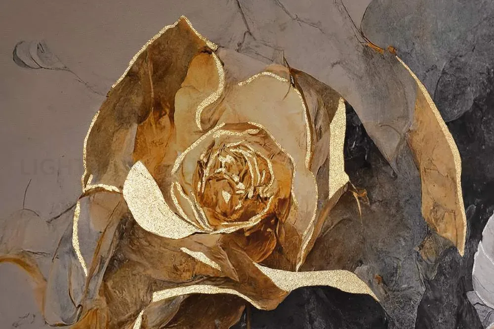 Холст Золотая роза Garda Decor 89VOR-GOLDEN ROSE 89VOR-GOLDEN ROSE
