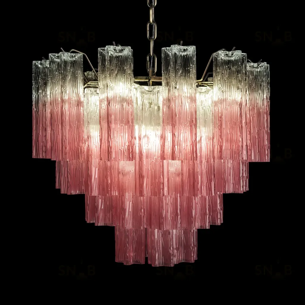 Подвесная люстра Loft IT Murano 10580/600 Clear pink 10580/600 Clear pink