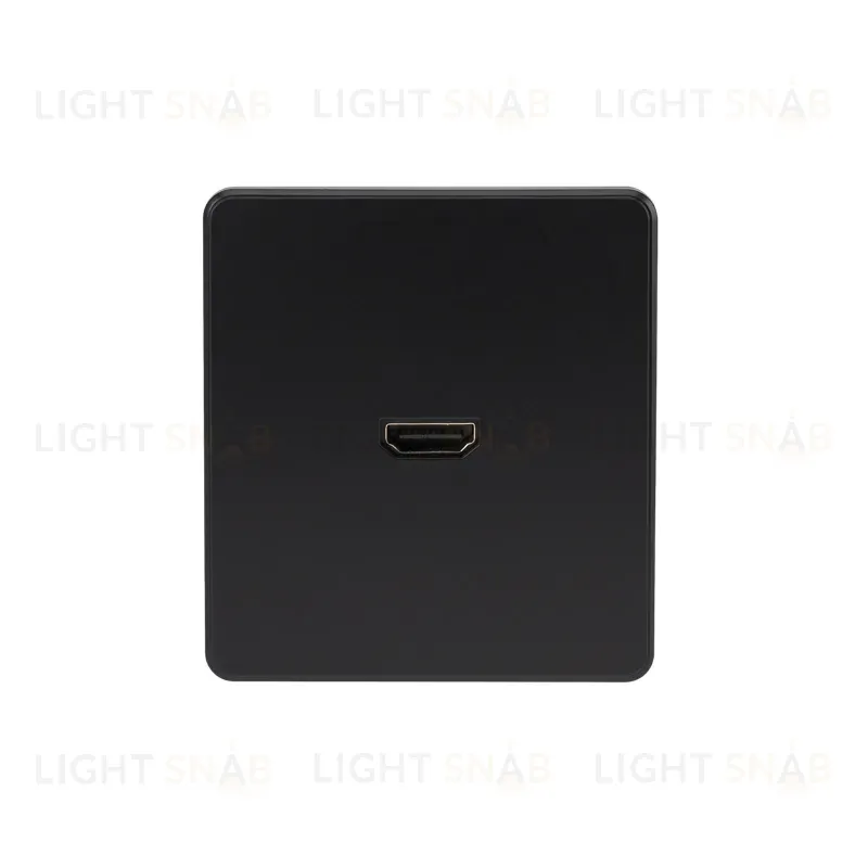 Розетка ROUND HDMI с/у оникс KRANZ KR-78-0730-3 KR-78-0730-3