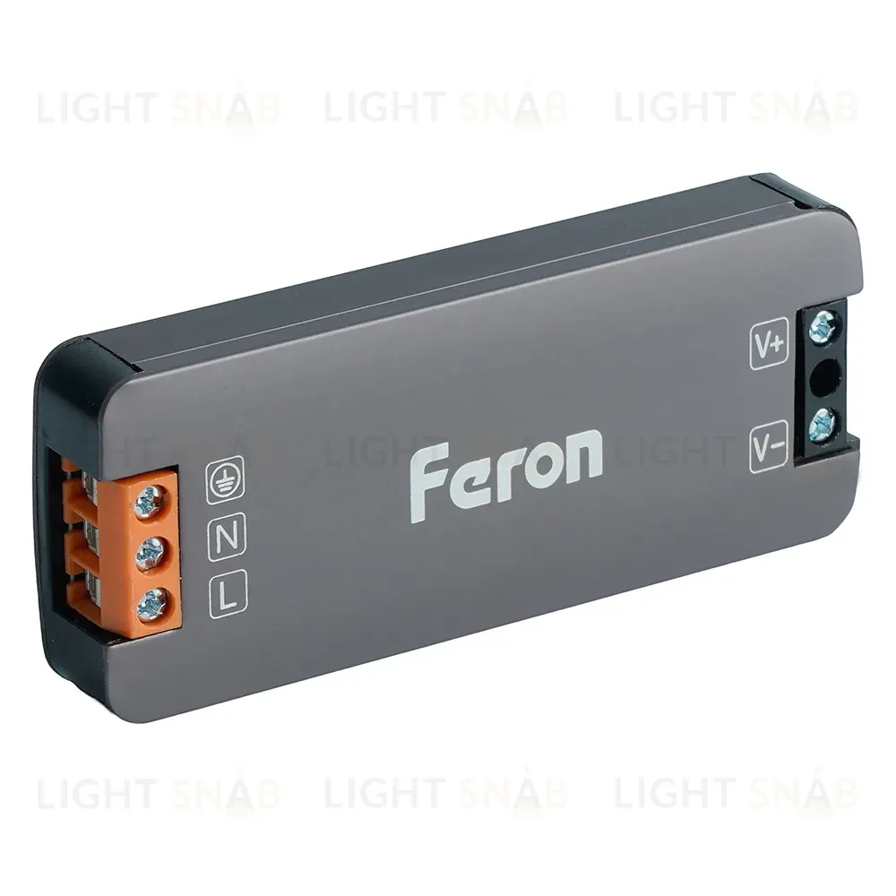 Трансформатор для светодиодной ленты Feron LB010 48W 24V IP20 53144 53144
