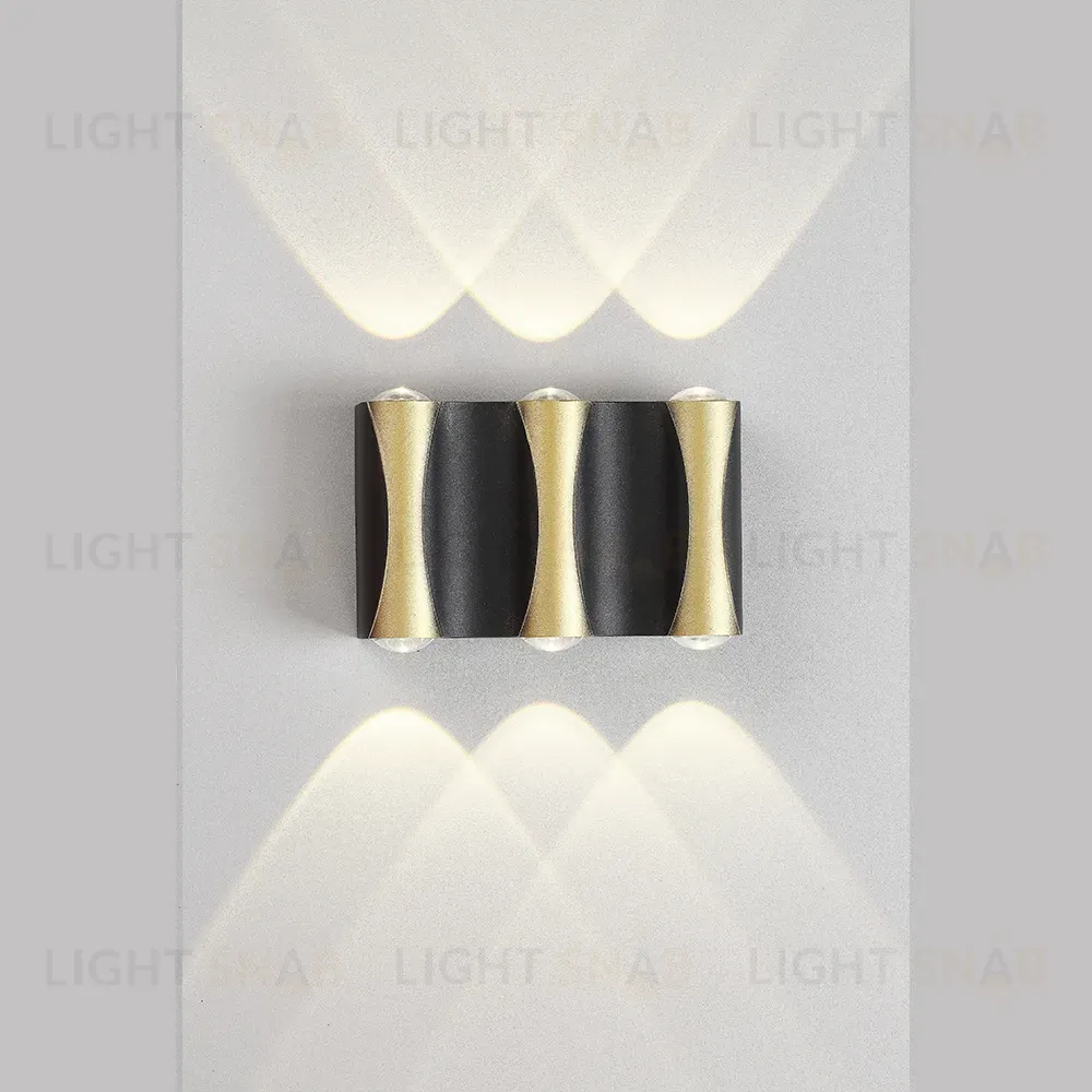 Уличный настенный светильник Crystal Lux CLT 022W3 BL-GO 4000K CLT 022W3 BL-GO 4000K
