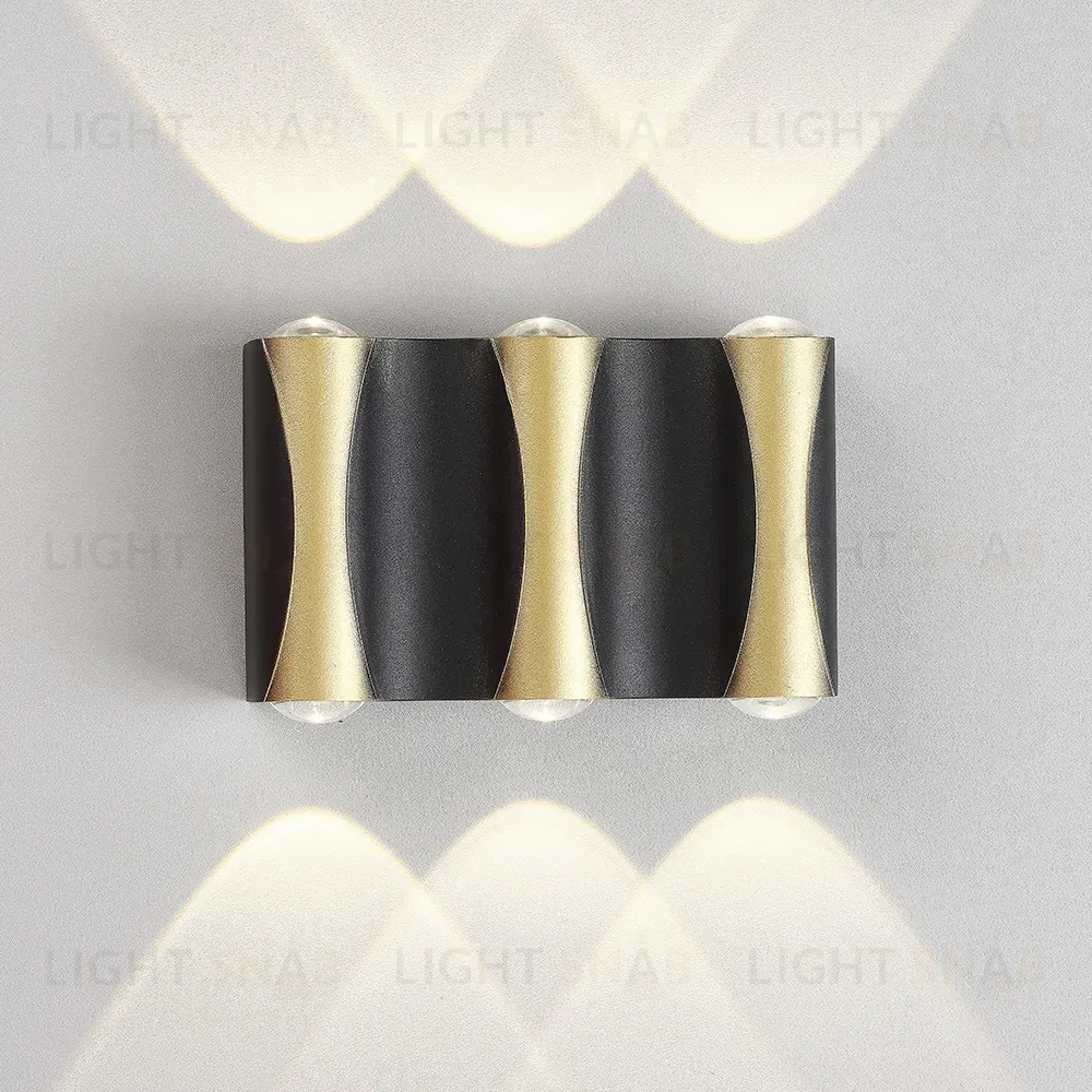 Уличный настенный светильник Crystal Lux CLT 022W3 BL-GO 4000K CLT 022W3 BL-GO 4000K