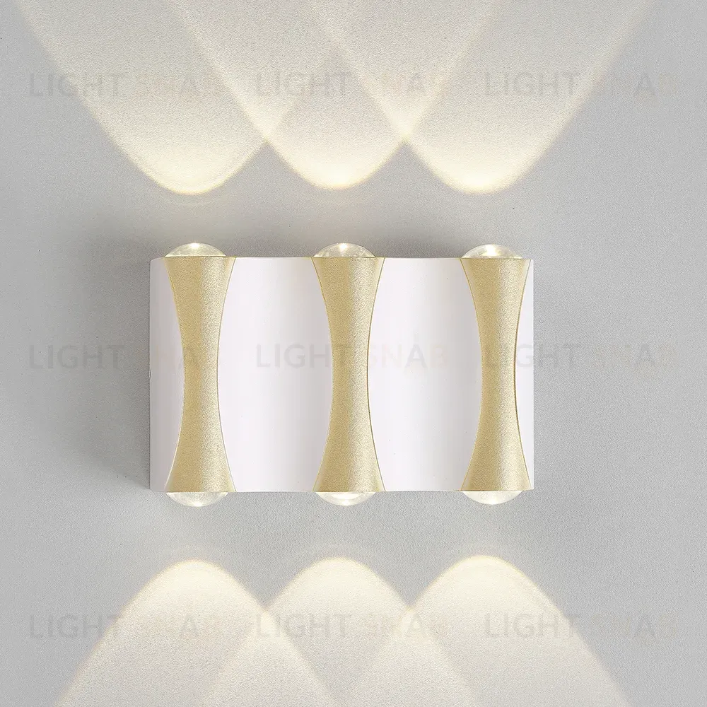Уличный настенный светильник Crystal Lux CLT 022W3 WH-GO 4000K CLT 022W3 WH-GO 4000K