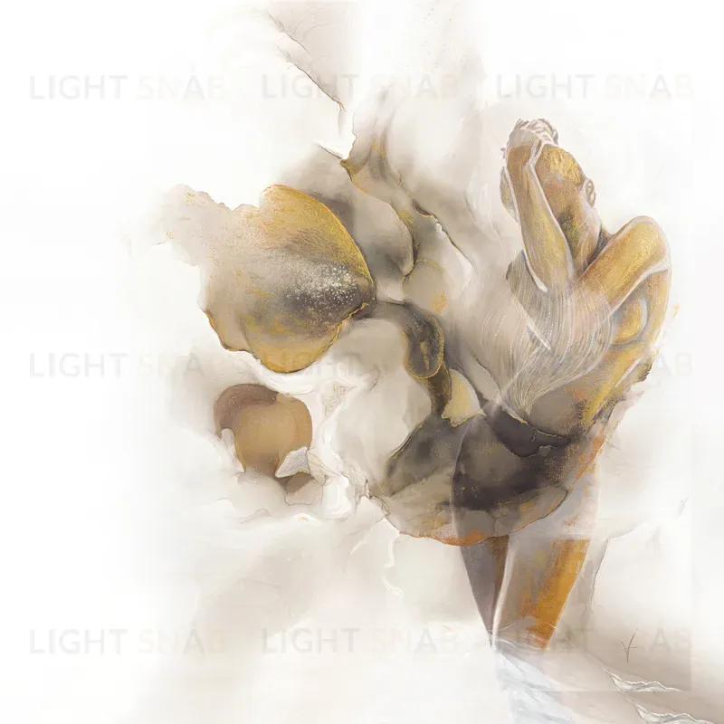 Холст Песня поющего цветка Garda Decor 89VOR-AQUARELLE6 89VOR-AQUARELLE6