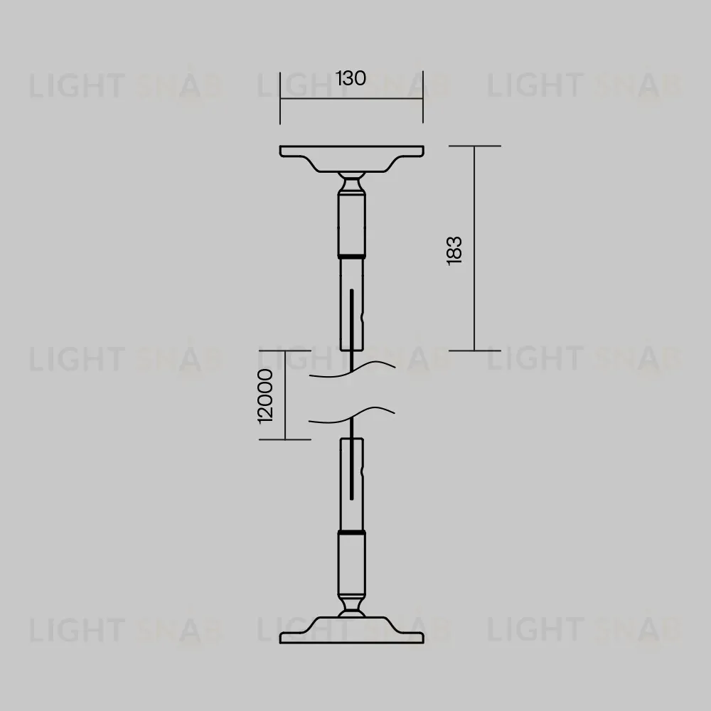 Тросовая система освещения Maytoni Led strip LM-B-12M LM-B-12M