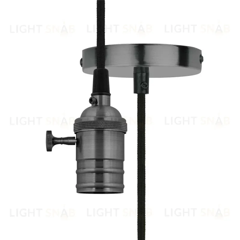Подвесной светильник (UL-00004501) Uniel DLC-V-S24K/E27 TS/1M/BL Pearl Black DLC-V-S24K/E27 TS/1M/BL Pearl Black