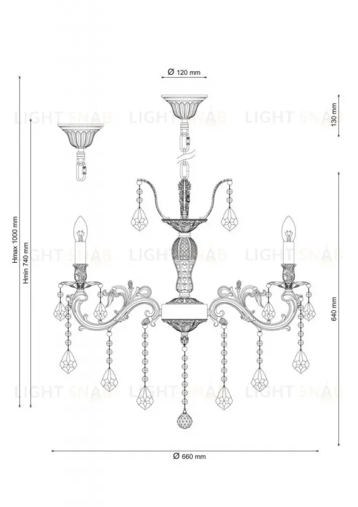 Подвесная люстра Lucia Tucci Barletta 122.8 Antique Barletta 122.8 Antique