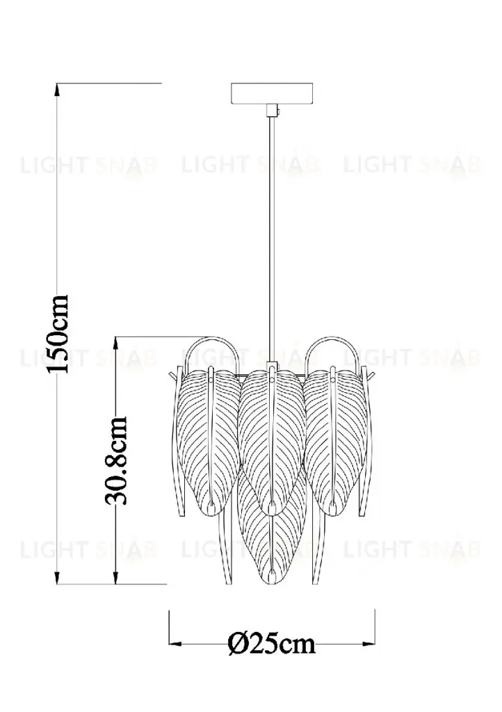 Подвесной светильник Arte Lamp Evie A4052SP-1SG A4052SP-1SG