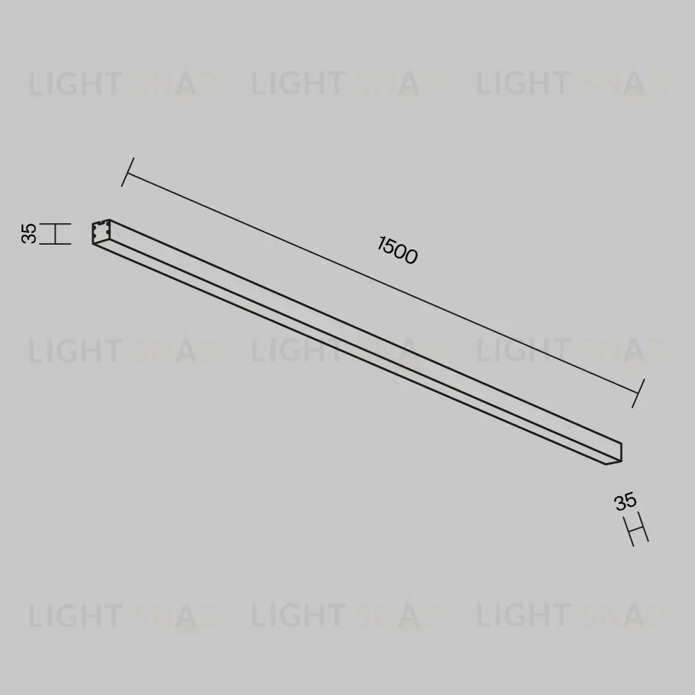Линейный светильник Maytoni Technical LL311014 LL311014