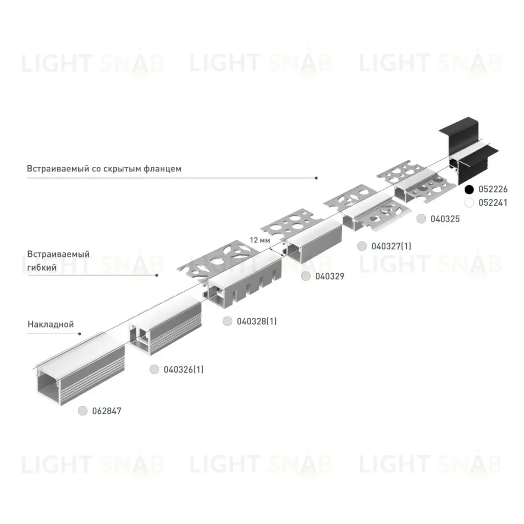 Профиль Arlight LINE-1212-2000 ANOD 062847 062847