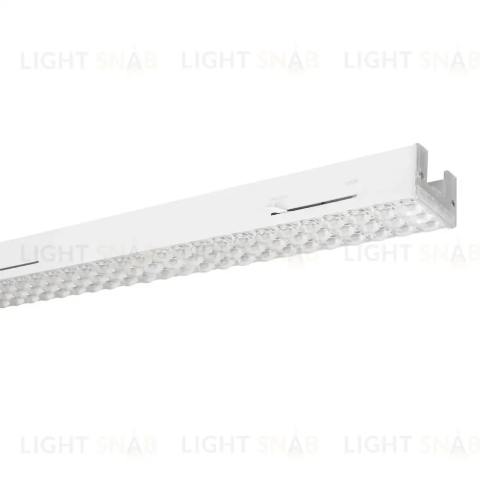 Трековый трехфазный светильник Arlight LGD-LUNGO-4TR-L1200-39W-60W Day4000 (Белый, двойной асимметричный 2х20 deg, 230V) (IP20 Металл) 064268 064268