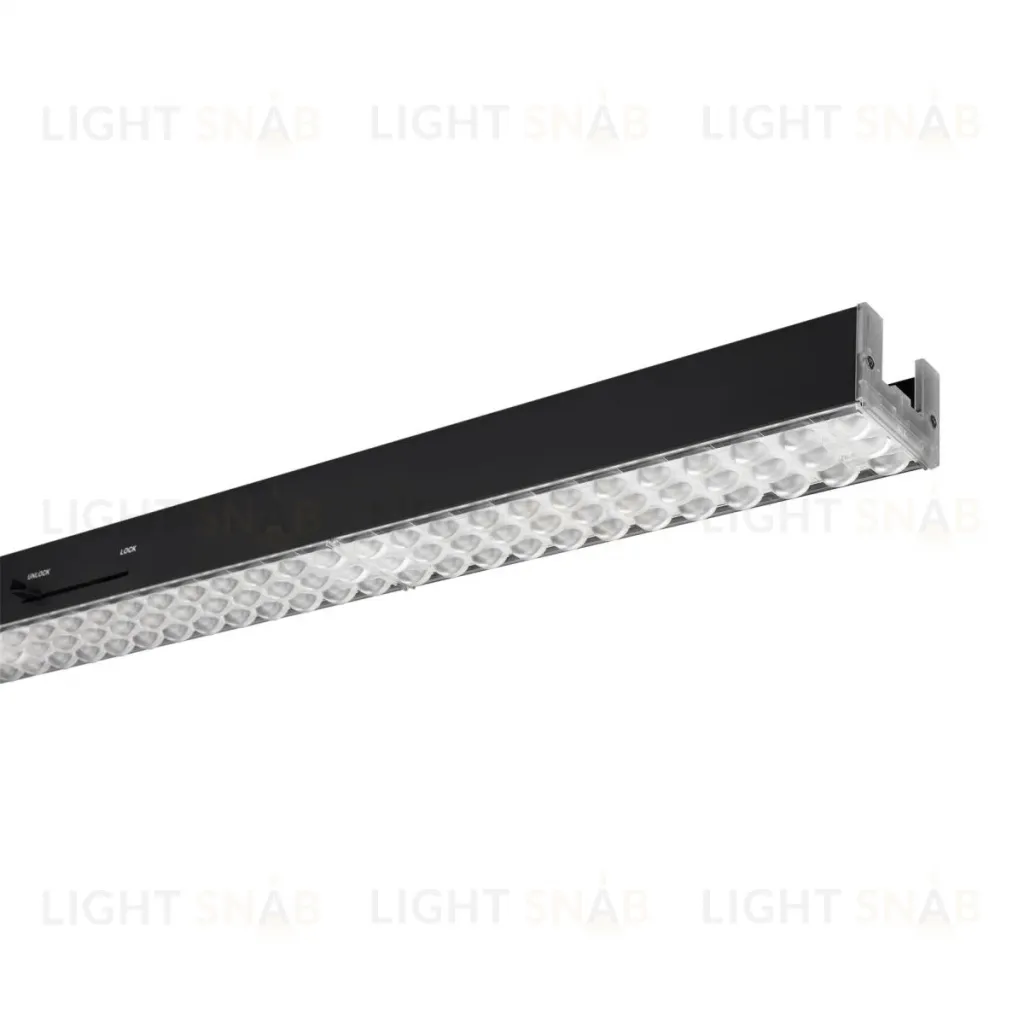 Трековый трехфазный светильник Arlight LGD-LUNGO-4TR-L600-20W-30W Day4000 (Черный, двойной асимметричный 2х20 deg, 230V) (IP20 Металл) 064244 064244