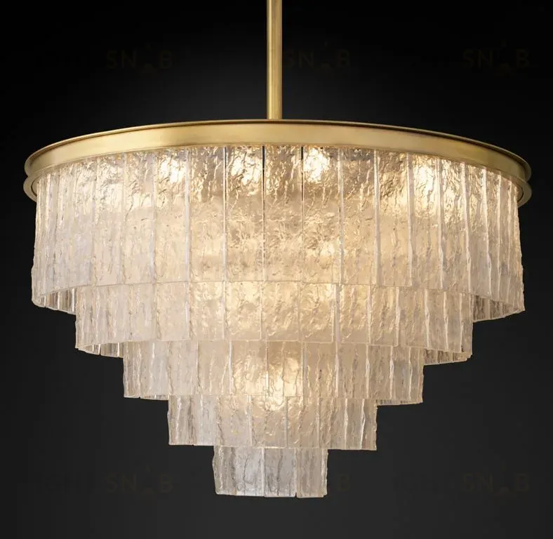 Подвесная люстра DeLight Collection Glace KG0998P-10R brass KG0998P-10R brass