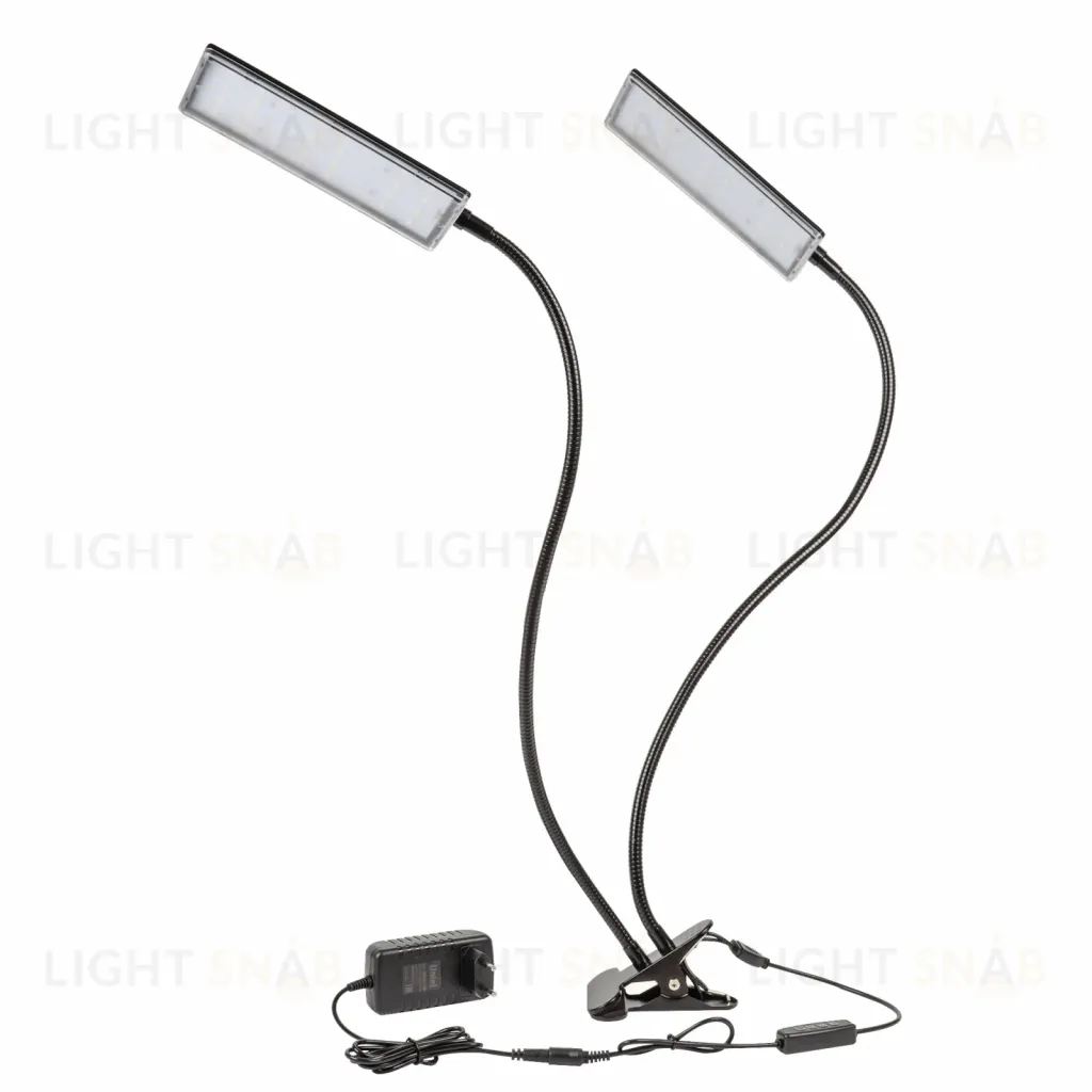 Светодиодный светильник для растений Uniel ULT-P37-24W/SPFB/TM/60 IP40 BLACK TWIN UL-00010378 ULT-P37-24W/SPFB/TM/60 IP40 BLACK TWIN