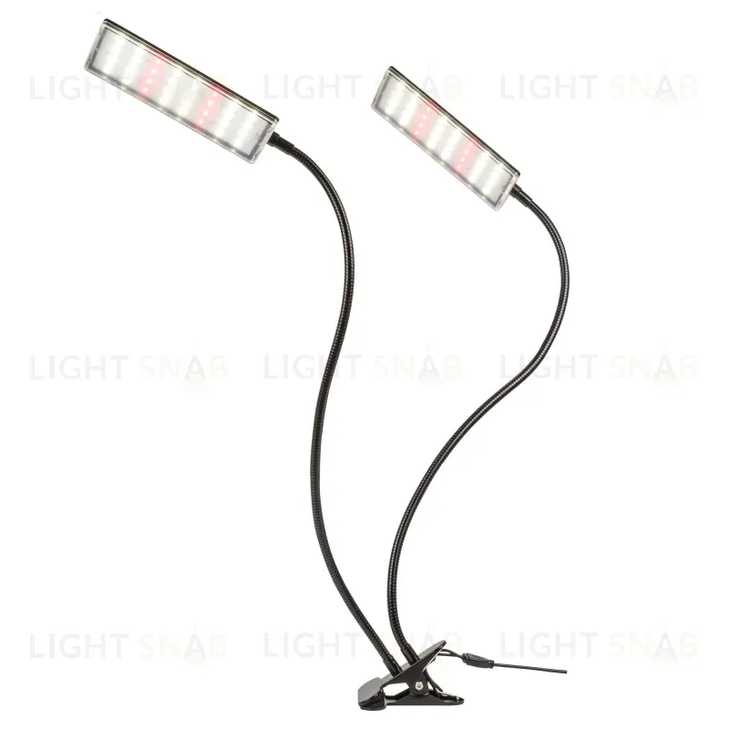 Светодиодный светильник для растений Uniel ULT-P37-24W/SPFB/TM/60 IP40 BLACK TWIN UL-00010378 ULT-P37-24W/SPFB/TM/60 IP40 BLACK TWIN