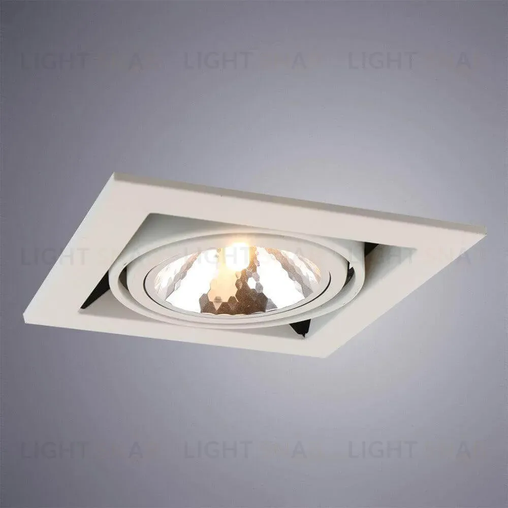 Встраиваемый светильник Arte Lamp Cardani Semplice A5949PL-1WH A5949PL-1WH
