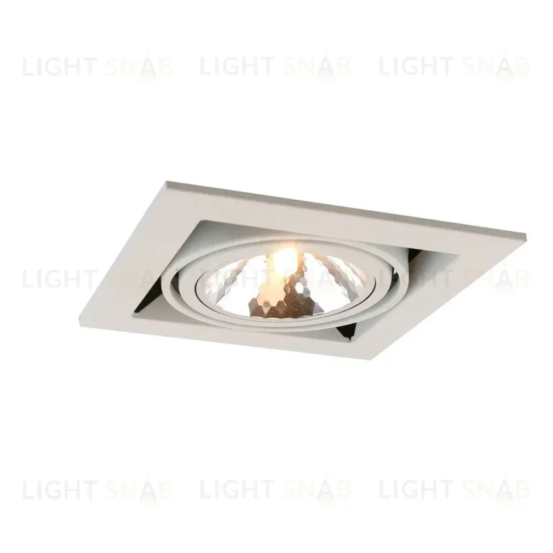 Встраиваемый светильник Arte Lamp Cardani Semplice A5949PL-1WH A5949PL-1WH