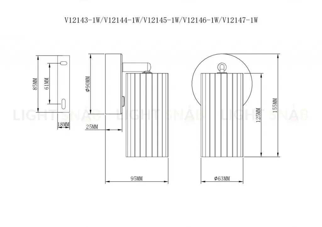 Спот Moderli Cora V12144-1W V12144-1W