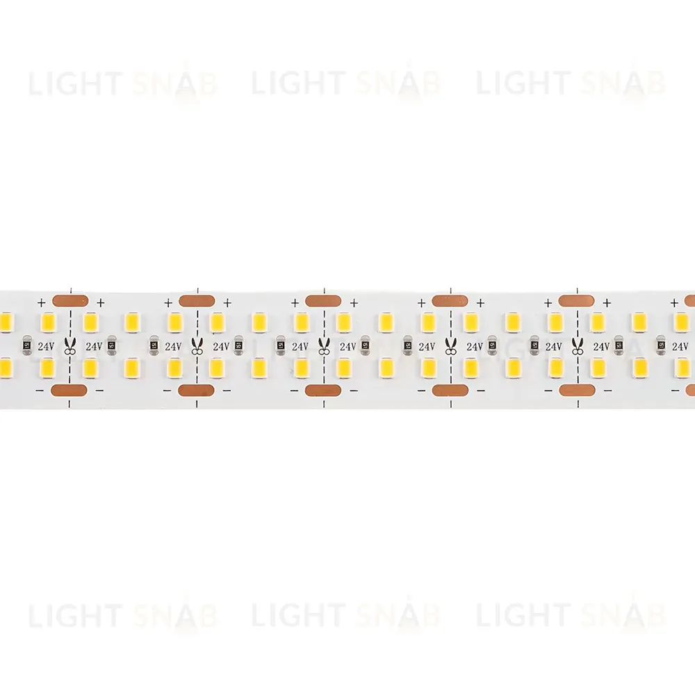 Светодиодная лента двухрядная Feron LS509 288SMD(2835)/м 30Вт/м 24V 3000К IP20 53475 53475