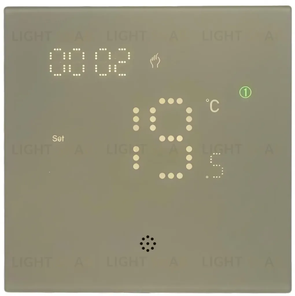 Терморегулятор для теплого пола WiFi цифровой Кашемир матовый Kollinger Eclipse EC-702CM EC-702CM