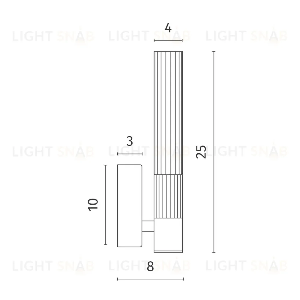 Бра Divinare Levita 1633/36 AP-4 1633/36 AP-4