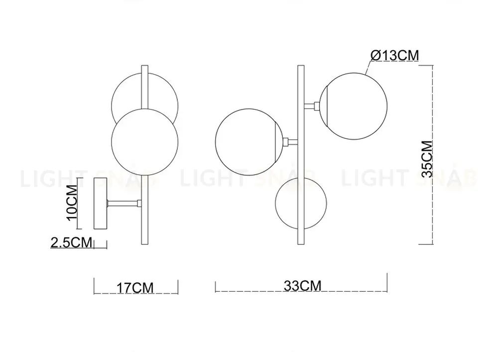 Бра Arte Lamp Mebsuta A1675AP-2BK A1675AP-2BK