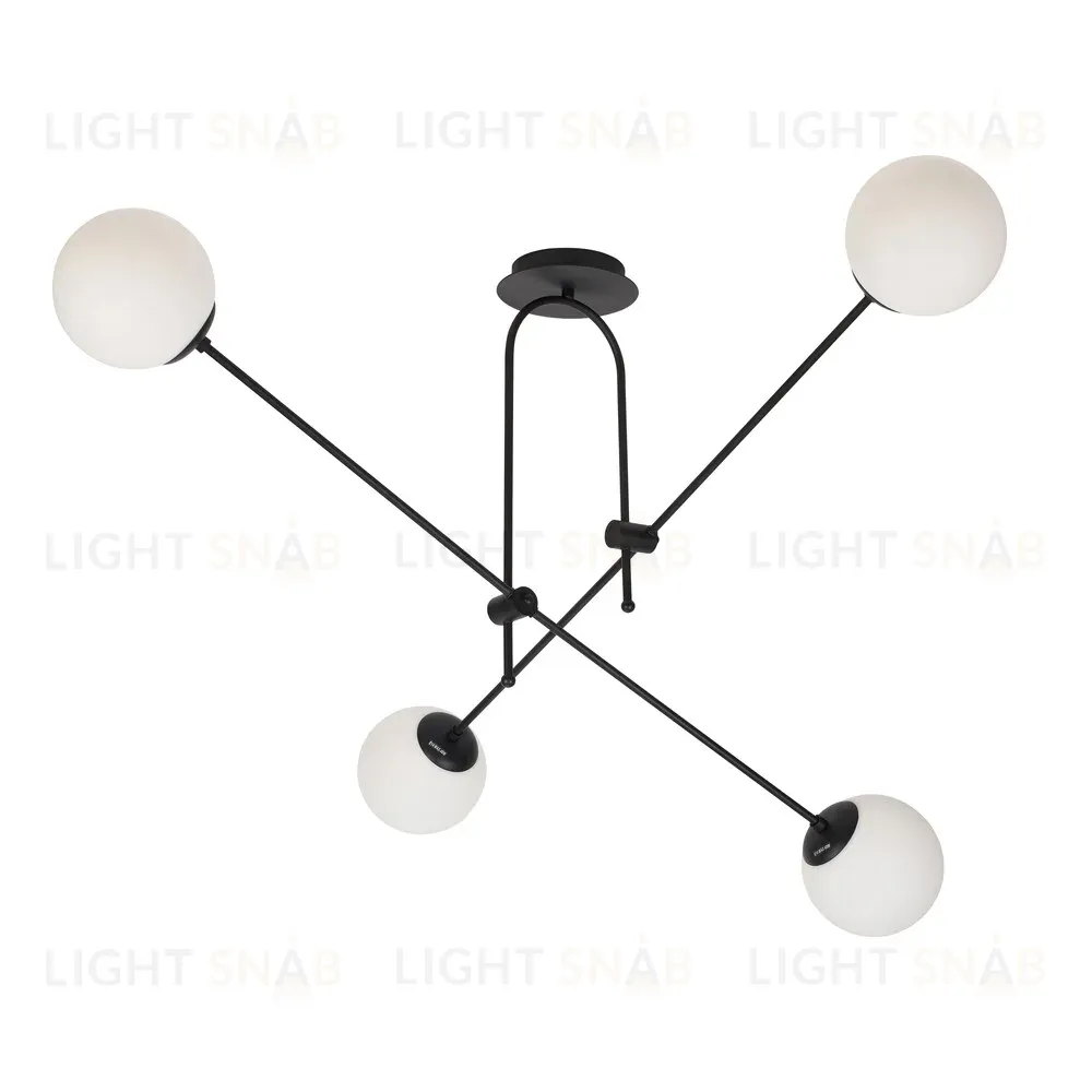 Люстра на штанге Arte Lamp Mattino A8625PL-4BK A8625PL-4BK
