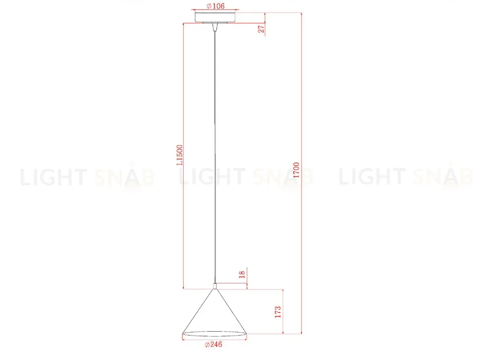 Подвесной светильник Arte Lamp Lark A7103SP-1WH A7103SP-1WH