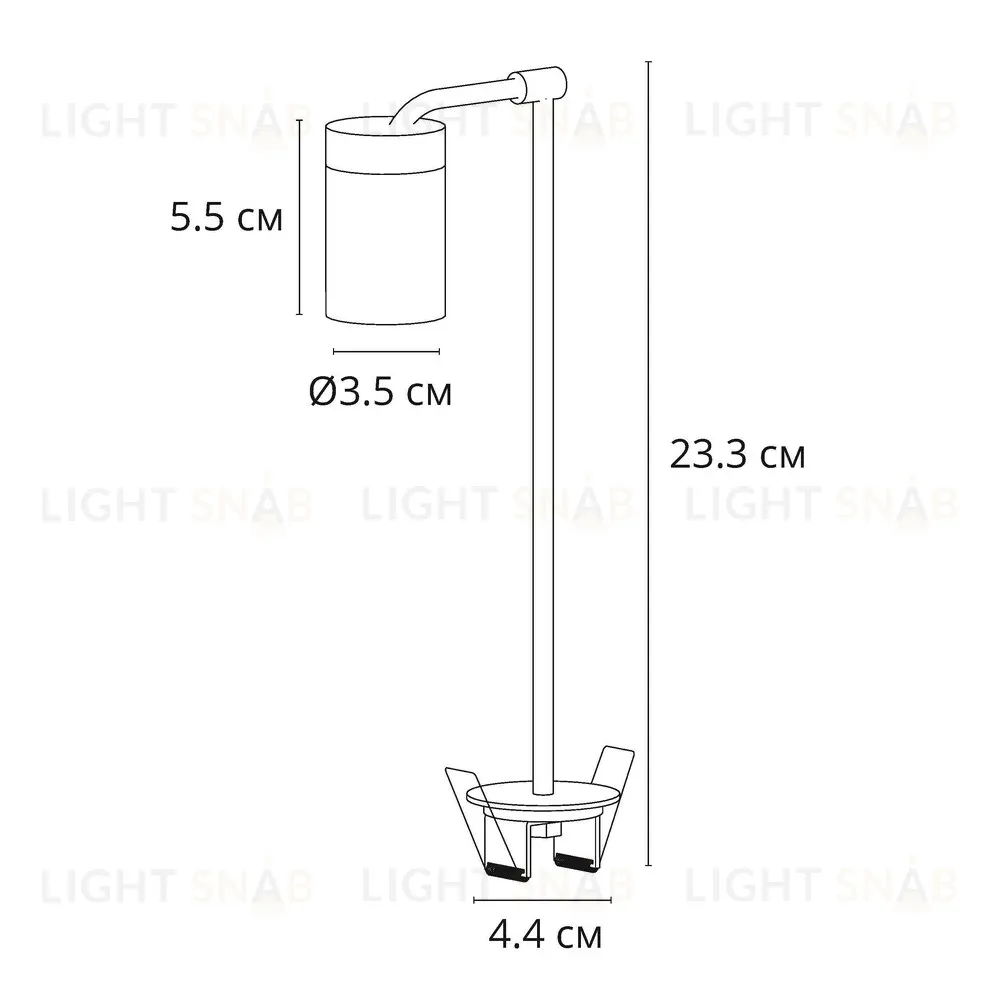 Подсветка для ювелирных изделий Arte Lamp Presto A6395LT-1BK A6395LT-1BK