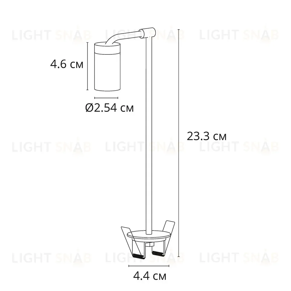 Подсветка для ювелирных изделий Arte Lamp Presto A6394LT-1BK A6394LT-1BK
