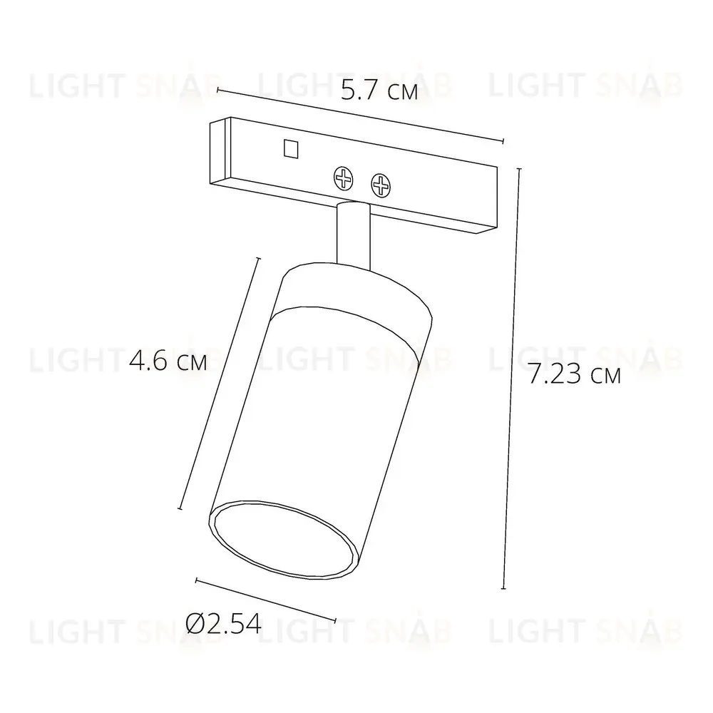 Трековый магнитный светильник Arte Lamp Presto A6327PL-1BK A6327PL-1BK