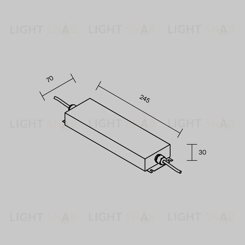 Источник напряжения Maytoni Led Strip PSL008 12В 150Вт IP67 812004 812004