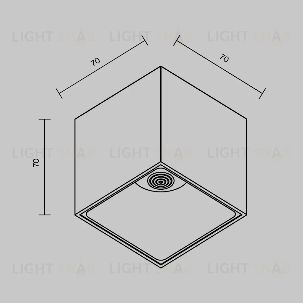 Потолочный светильник Maytoni Alfa LED C065CL-L12W4K C065CL-L12W4K