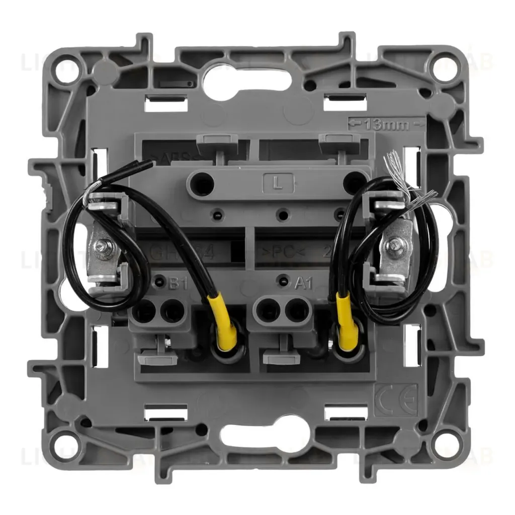 Выключатель двухклавишный Legrand Etika 10A 250V слоновая кость 672302 672302