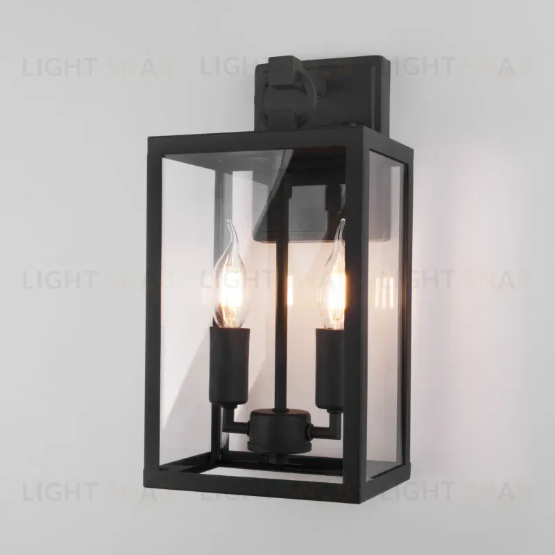 Уличный настенный светильник Elektrostandard Candle 35150/D черный 4690389182464 a058260 4690389182464