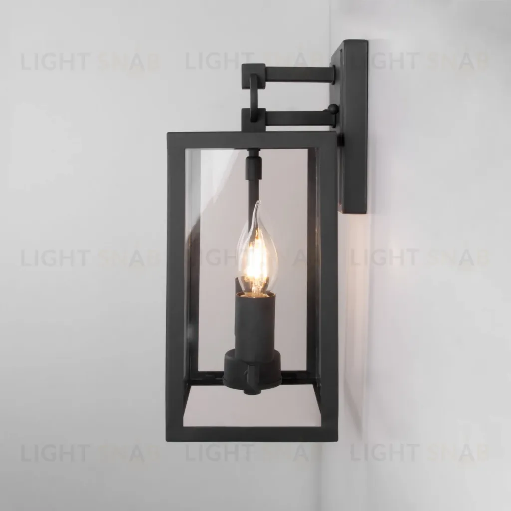 Уличный настенный светильник Elektrostandard Candle 35150/D черный 4690389182464 a058260 4690389182464
