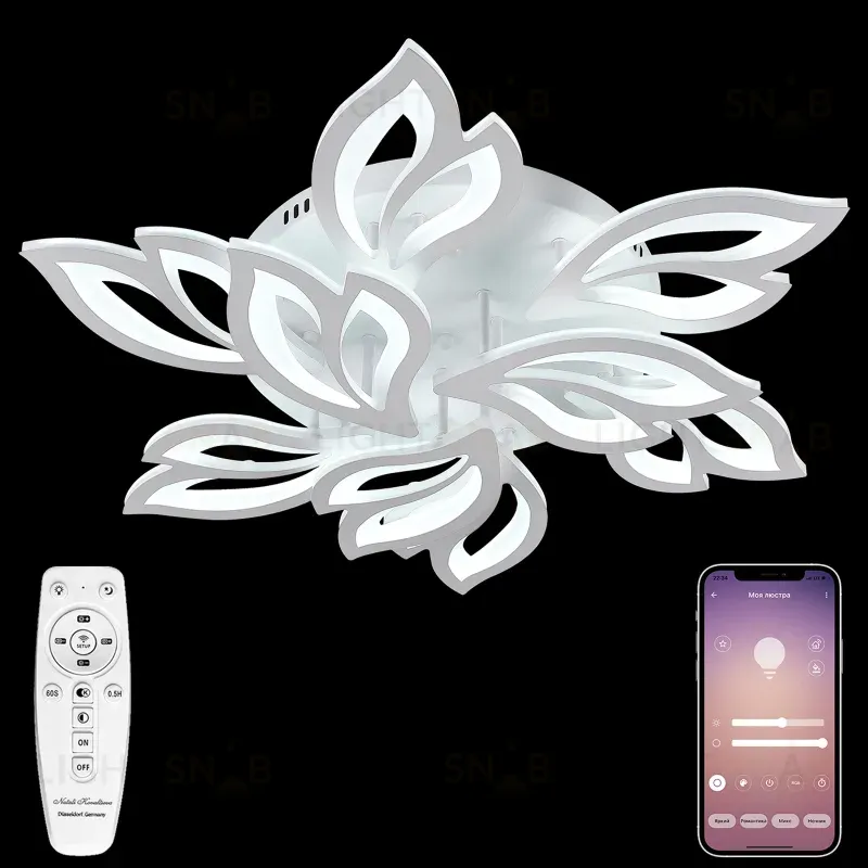 Потолочная люстра Natali Kovaltseva Sand LED LAMPS 81226 LED LAMPS 81226