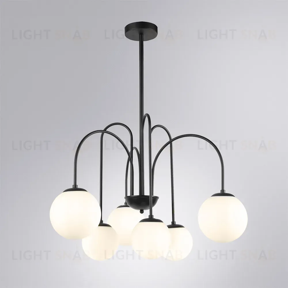 Люстра на штанге Arte Lamp Mebsuta A1675LM-6BK A1675LM-6BK