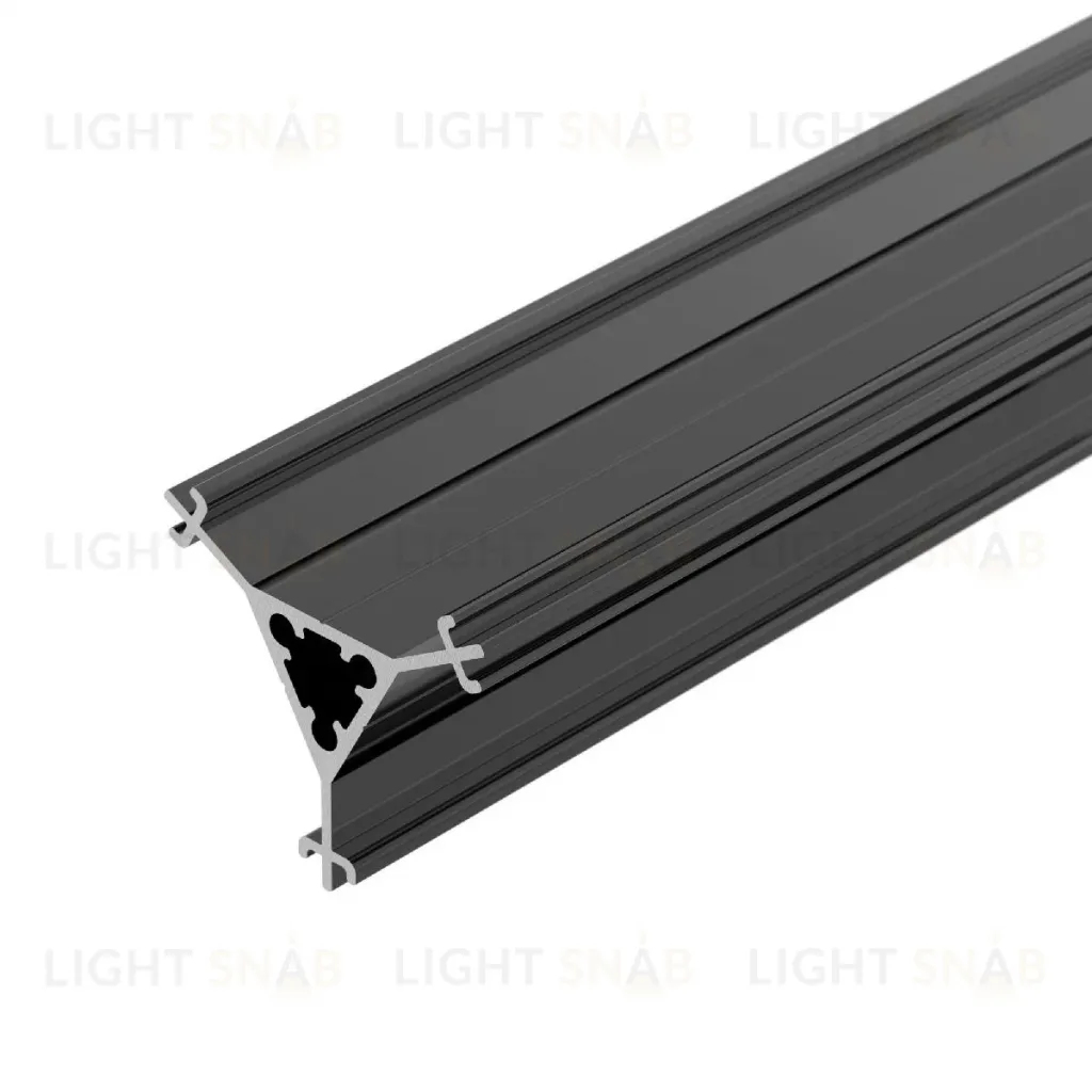 Алюминиевый профиль Arlight ROUND-D36-360-2500 ANOD BLACK 050250 050250