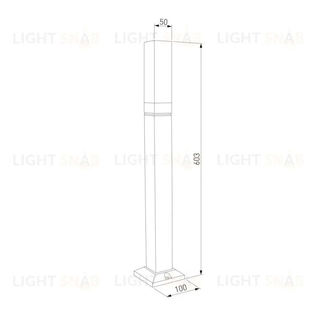 Ландшафтный светильник Elektrostandard 1537 TECHNO LED 3000K черный 4690389219214 a072069 4690389219214